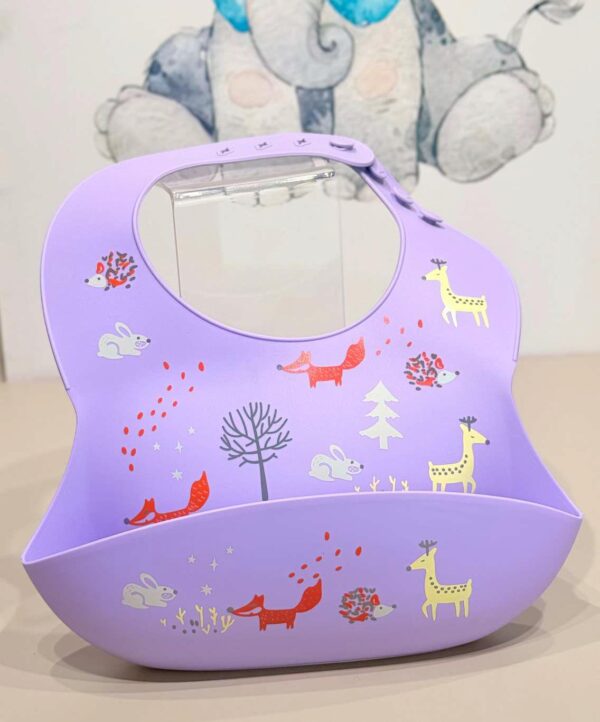 BABEROS ESTAMPADOS DE SILICONA