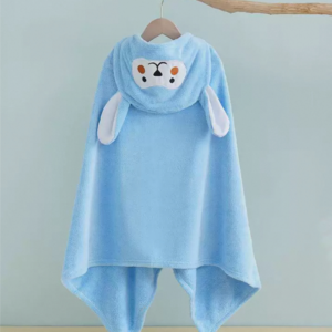 TOALLA CON CAPUCHA CONEJO