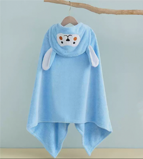 TOALLA CON CAPUCHA CONEJO