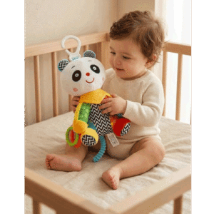 SONAJERO DE PANDA CON RASCAENCIAS