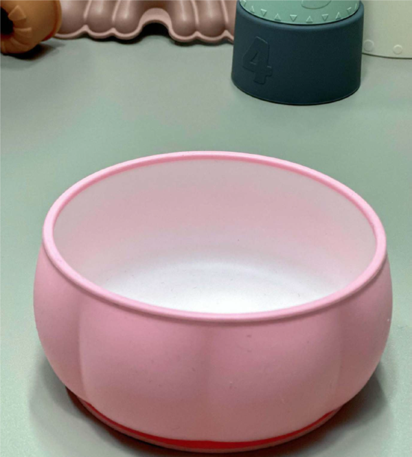 BOWL SILICONA DE GRADO MÉDICO SE ADHIERE A LA SUPERFICIE