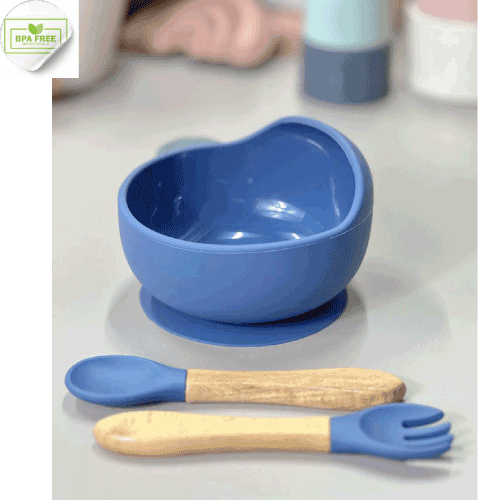 BOWL + CUBIERTO EN SILICONA ADHIERE A LA SUPERFICIE - Image 4