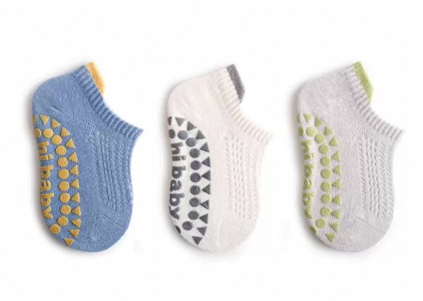TOBILLERAS HIBABY ANTIDESLIZANTE. SET X 3