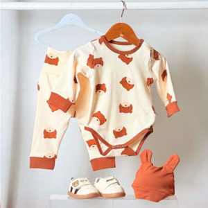 CONJUNTO MAMELUCO PANTALON GORRO