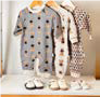 PIJAMA BROCHE TEJIDA EN HILO