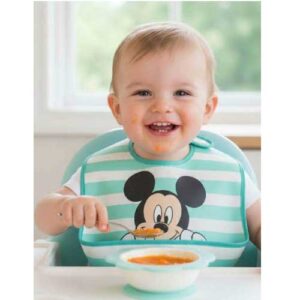 BABERO DISNEY CON RECIPIENTE